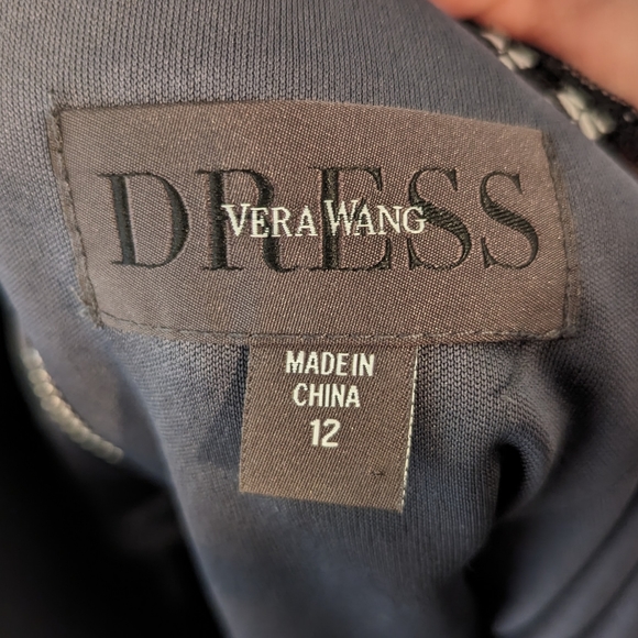 Dress, Vera Wang, Size 12, Navy Blue - Picture 4 of 5